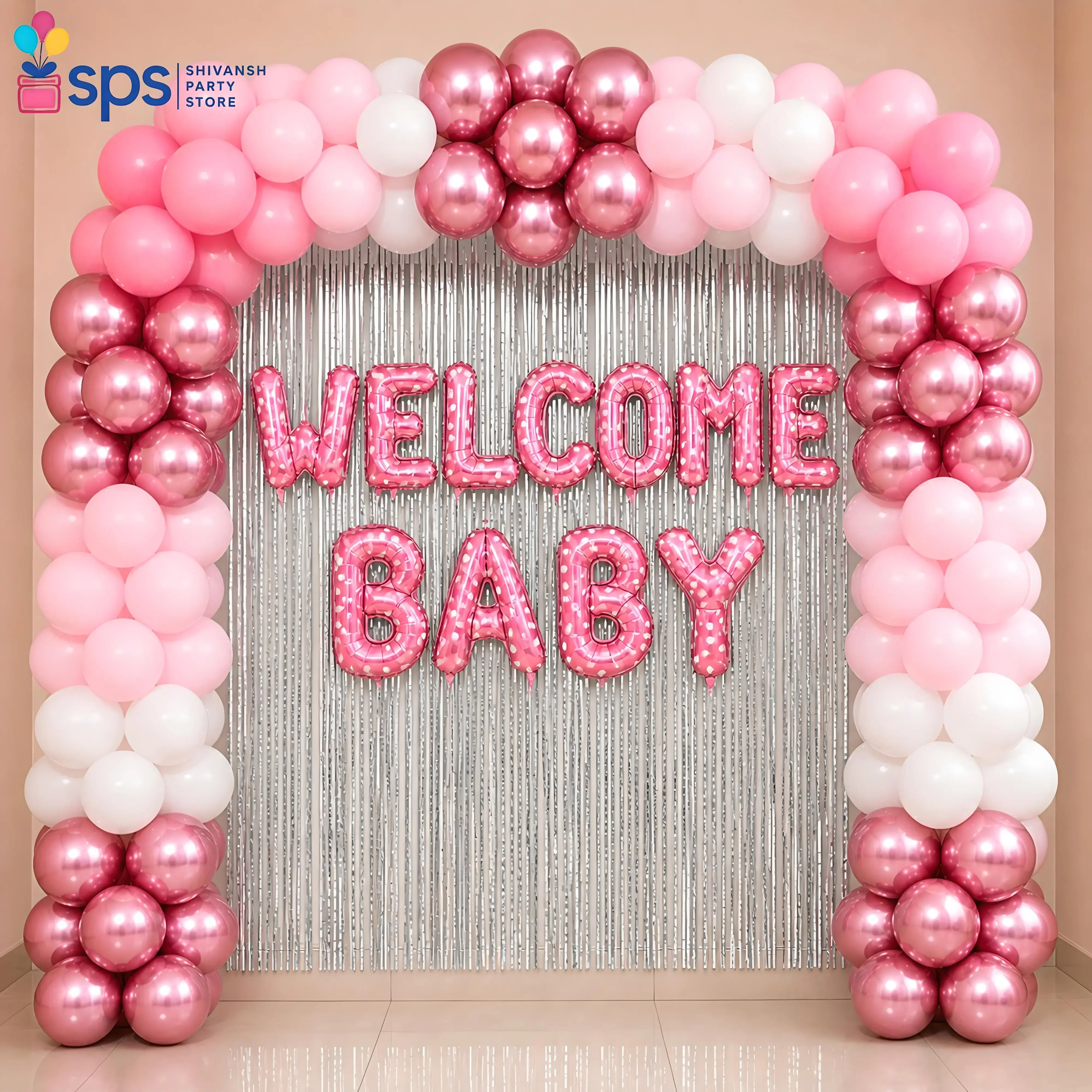 Laugh New Born Baby Girl Decor