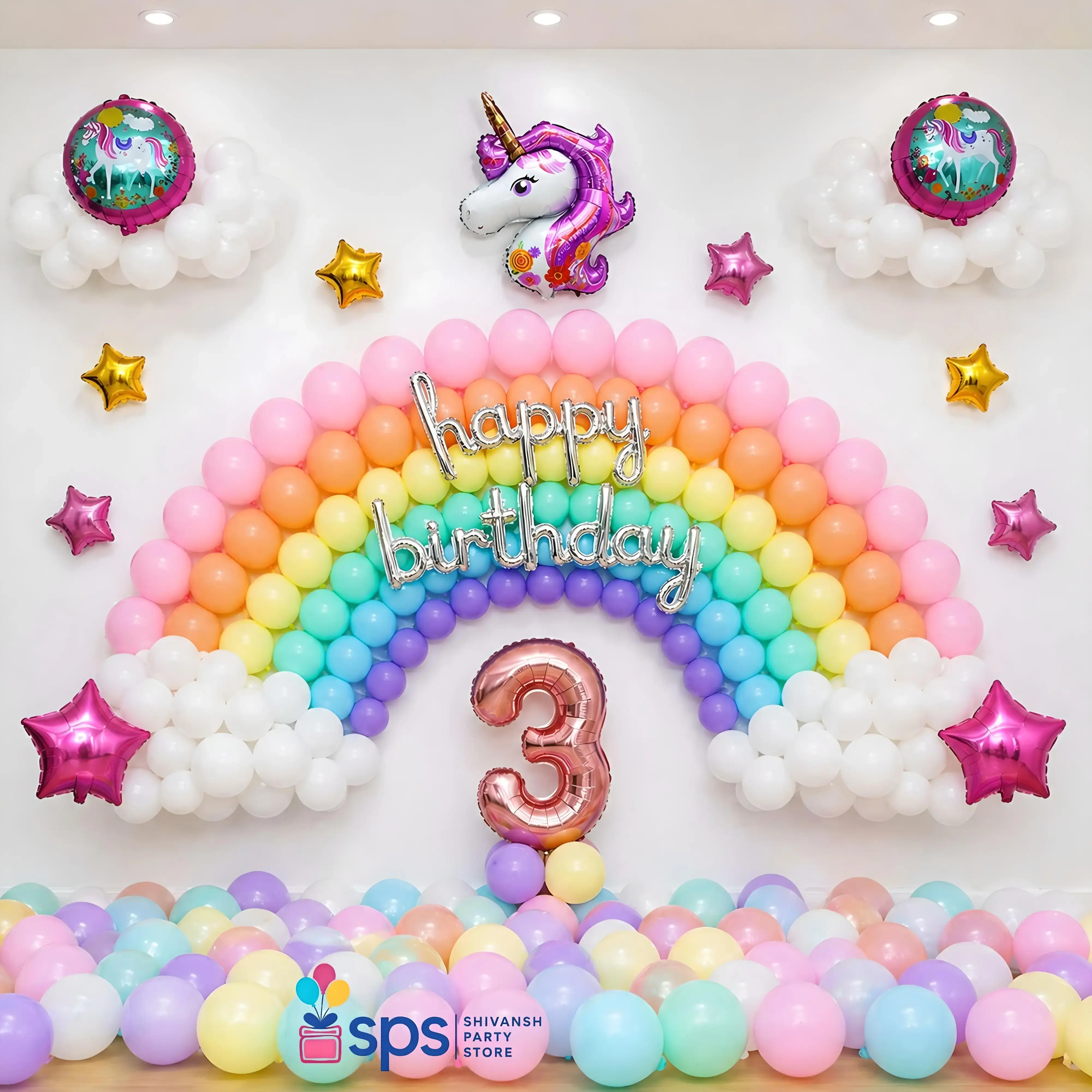 Artist Unicorn Birthday Decor