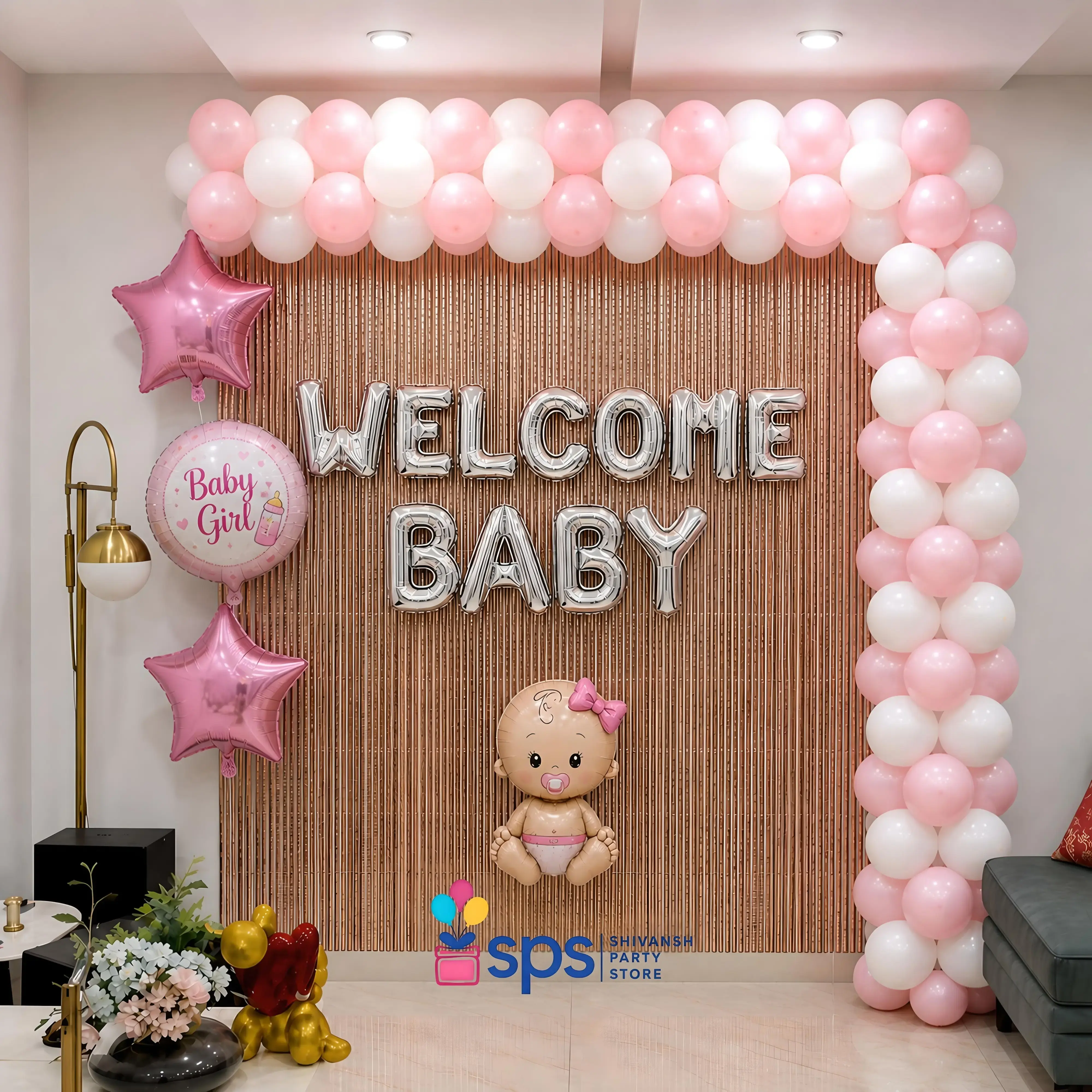 Bliss Welcome Baby Girl Decor