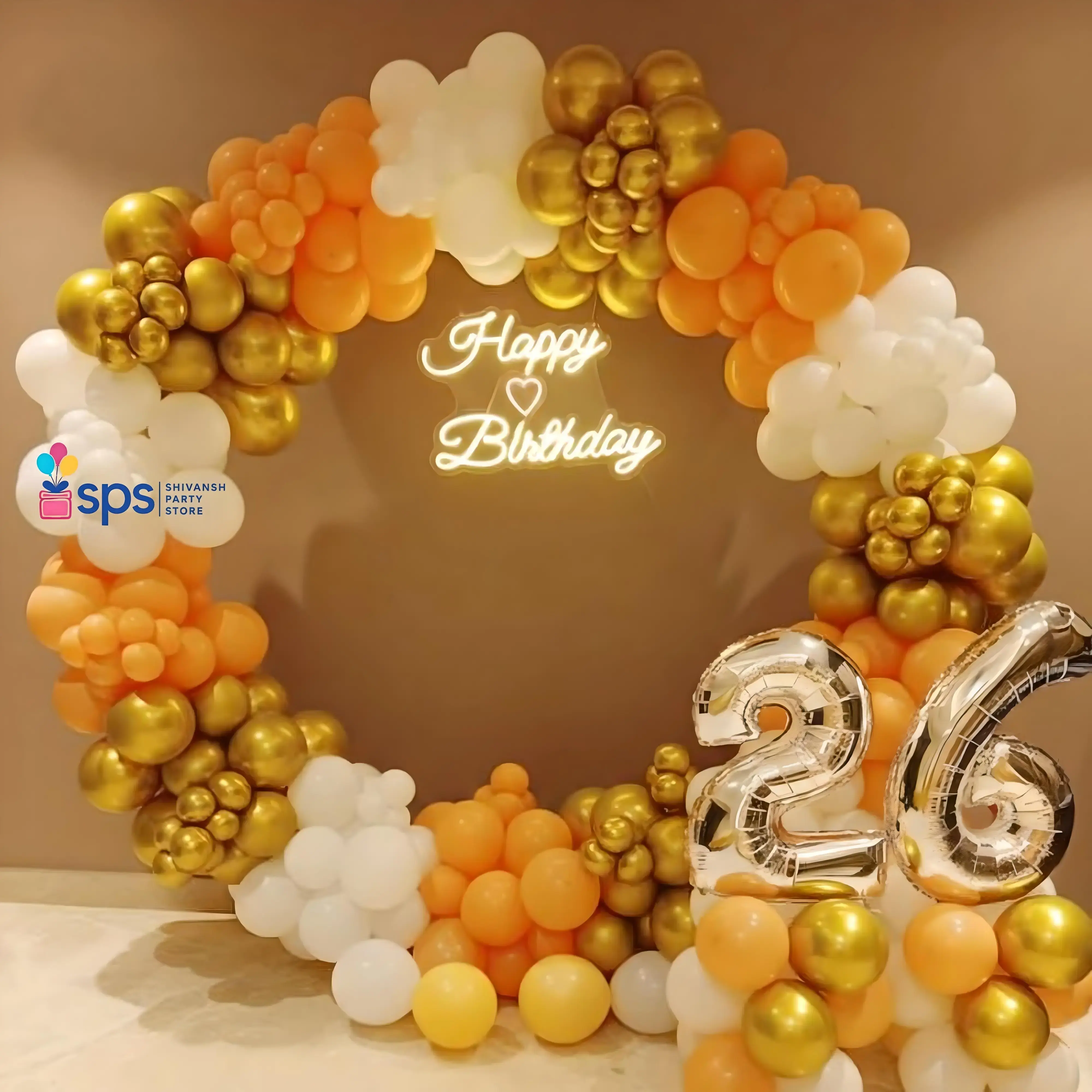Birthday Ring Backdrop Decor