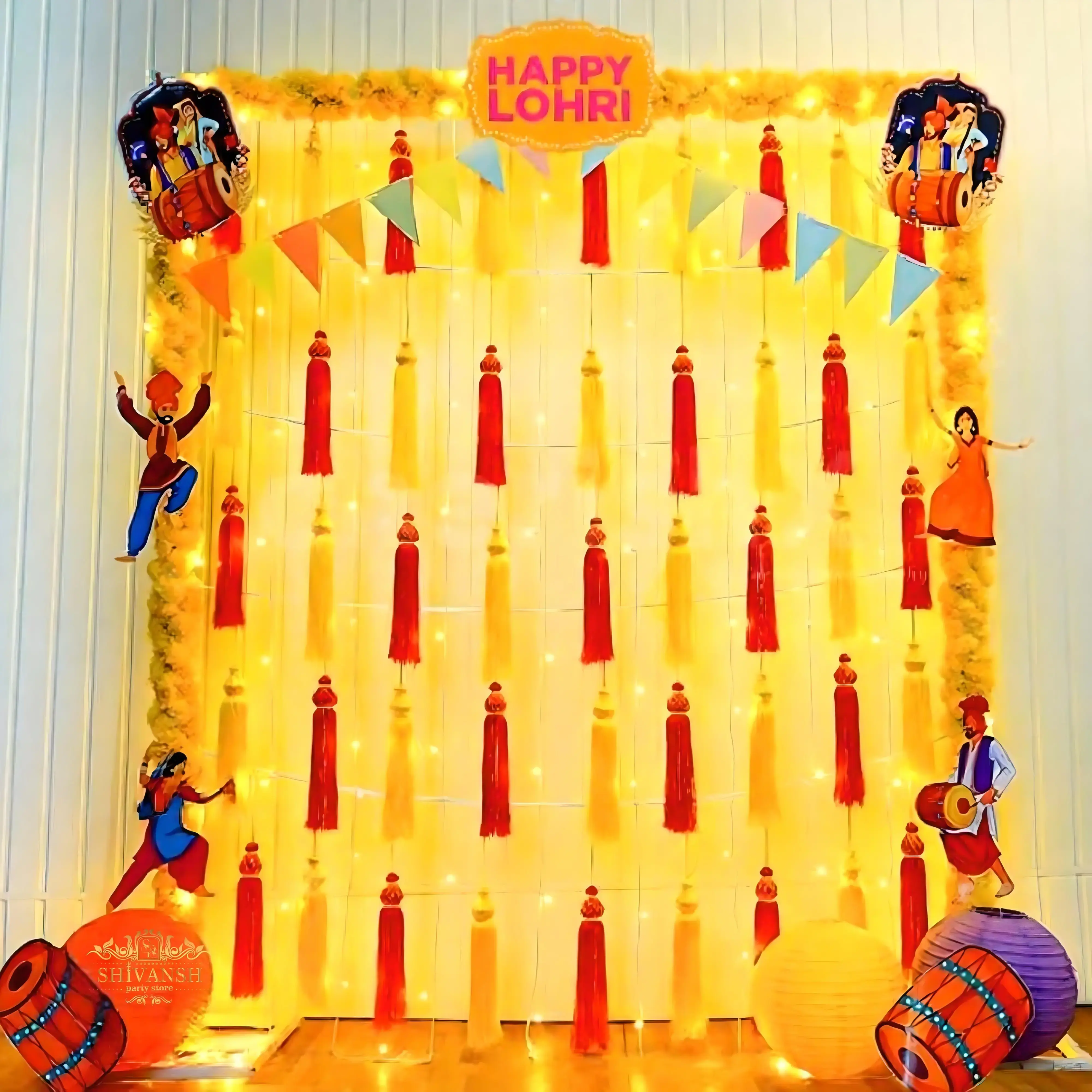 Lohri Special Backdrop