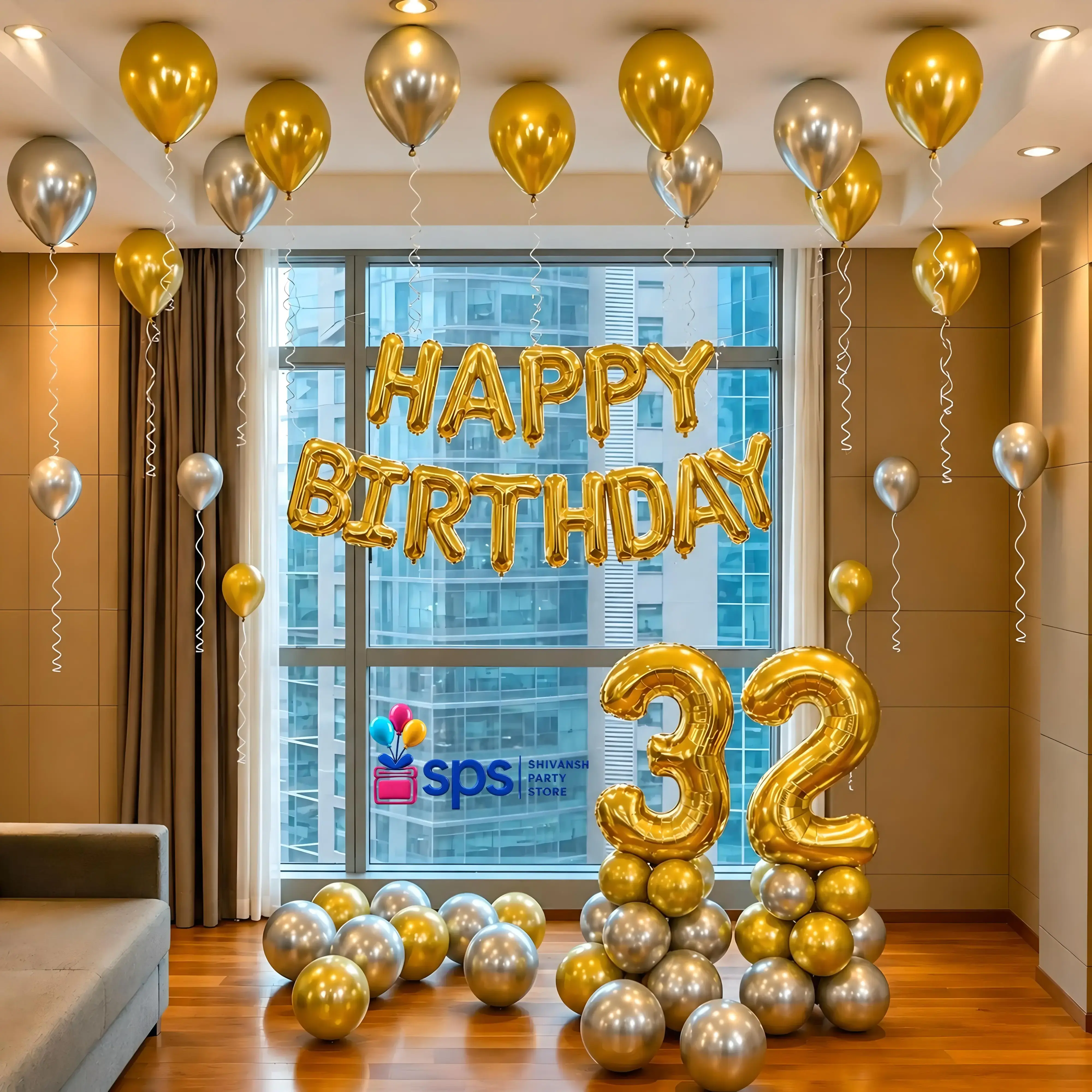 simple Sober Birthday Decor
