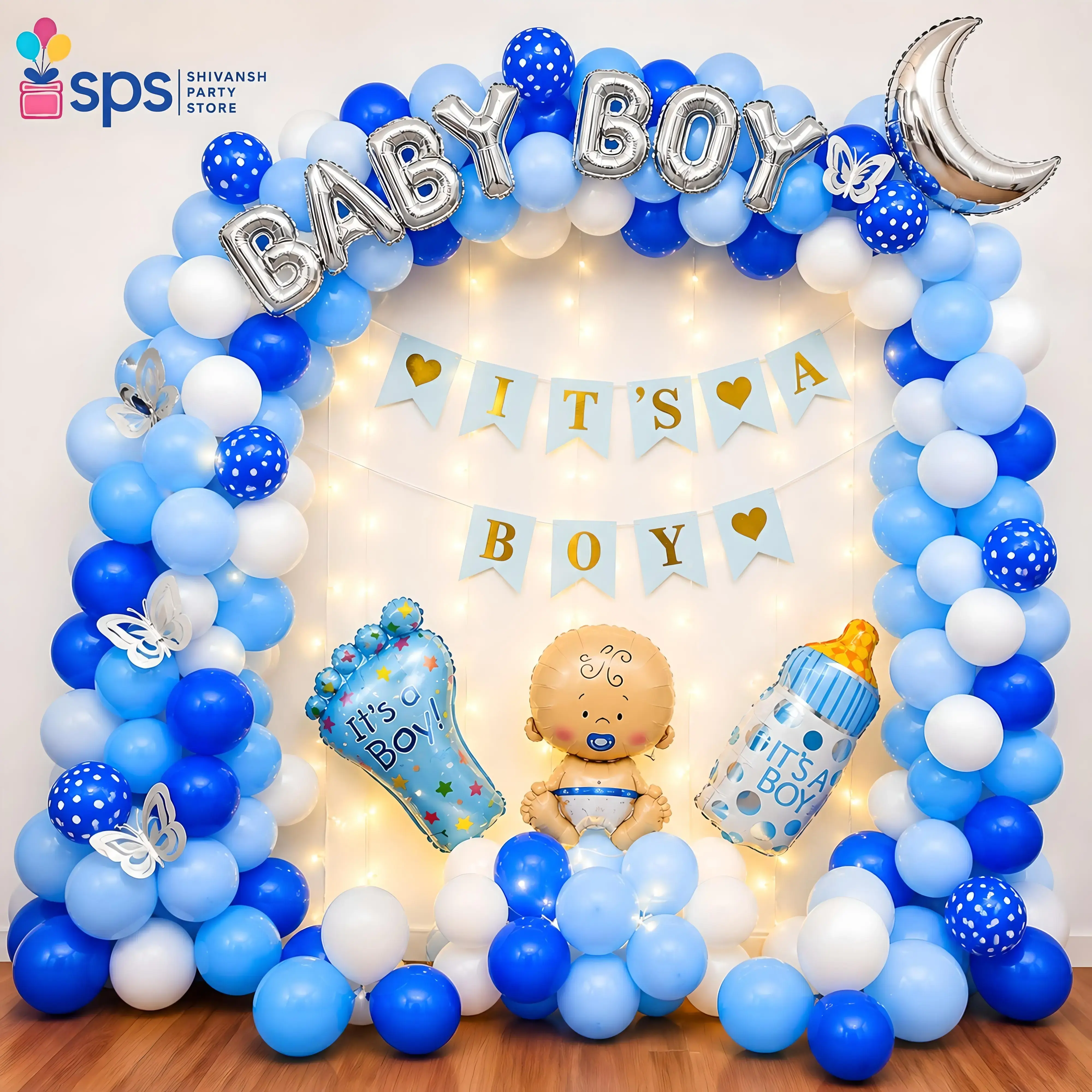 Welcome Baby Boy Decor Theme