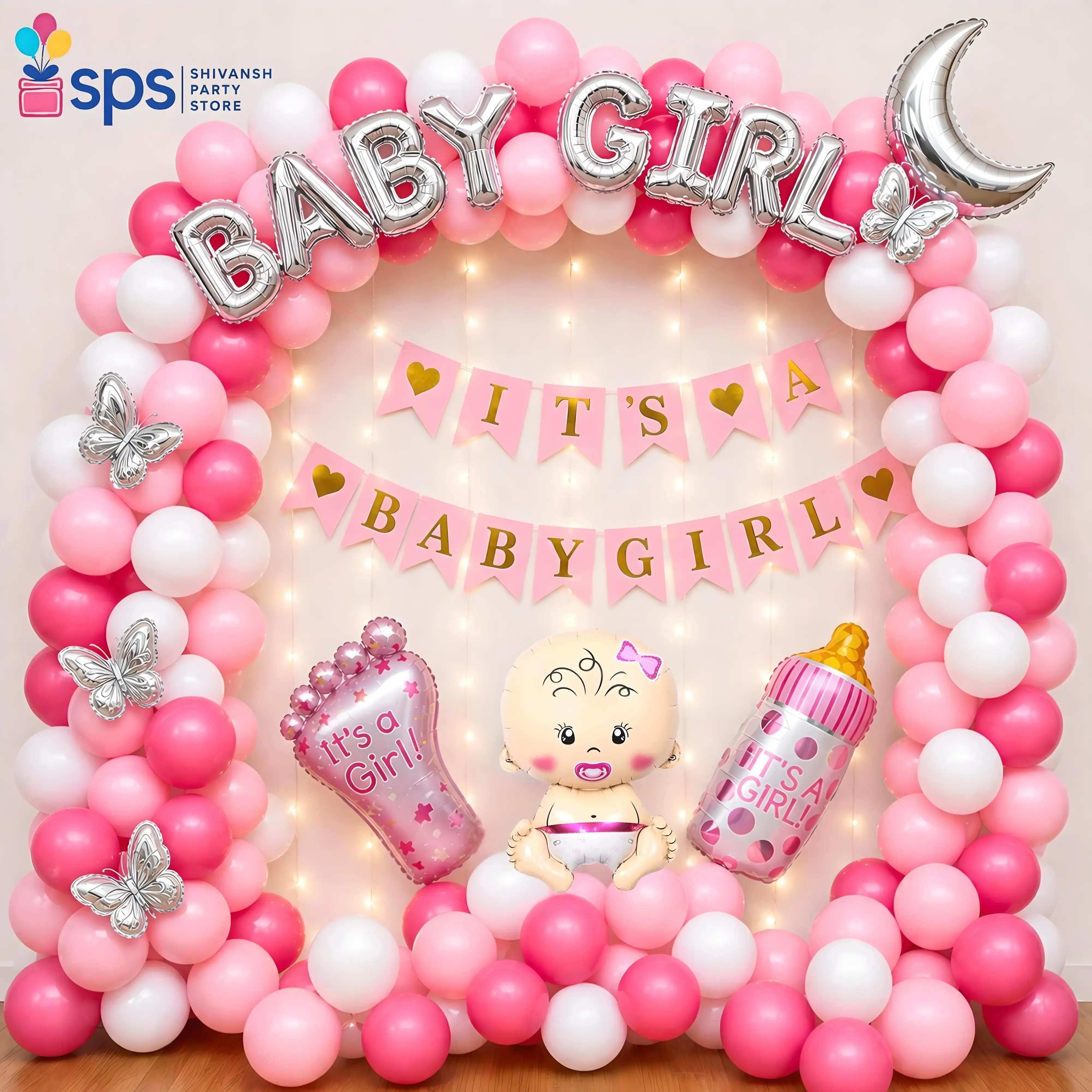 Welcome Baby Girl Decor Theme