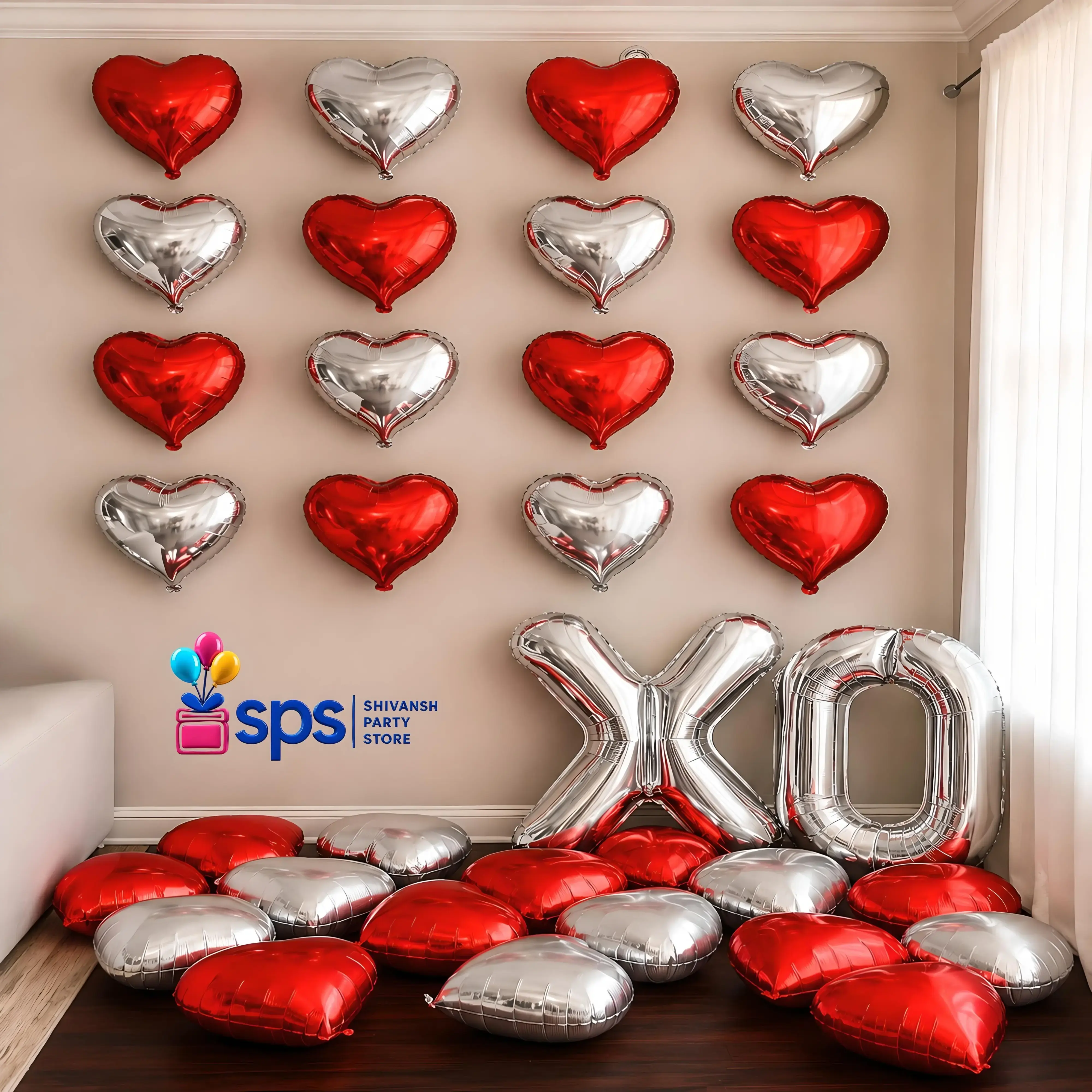 Hearts Surprise Room Decoration