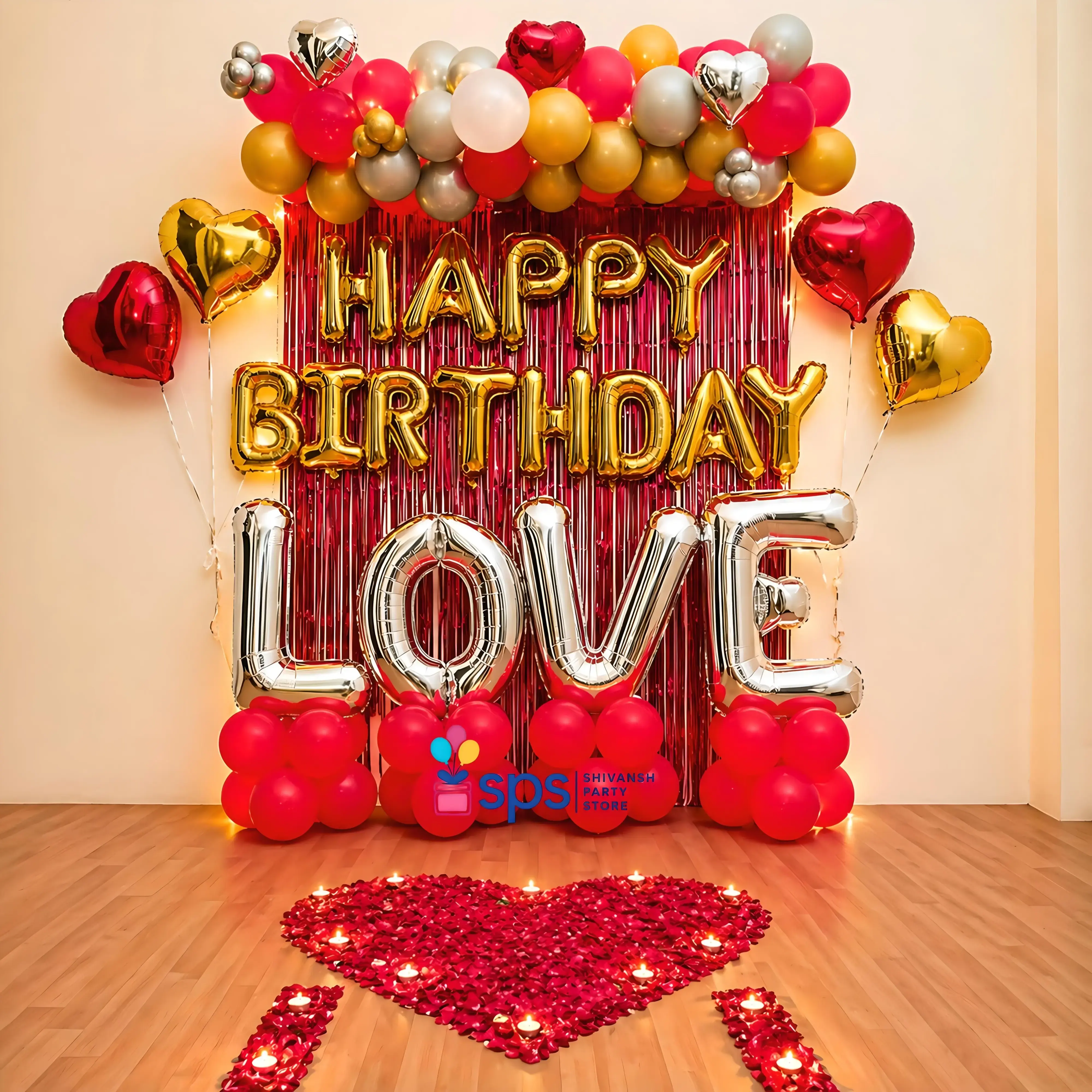 Heart Touch Birthday Decor