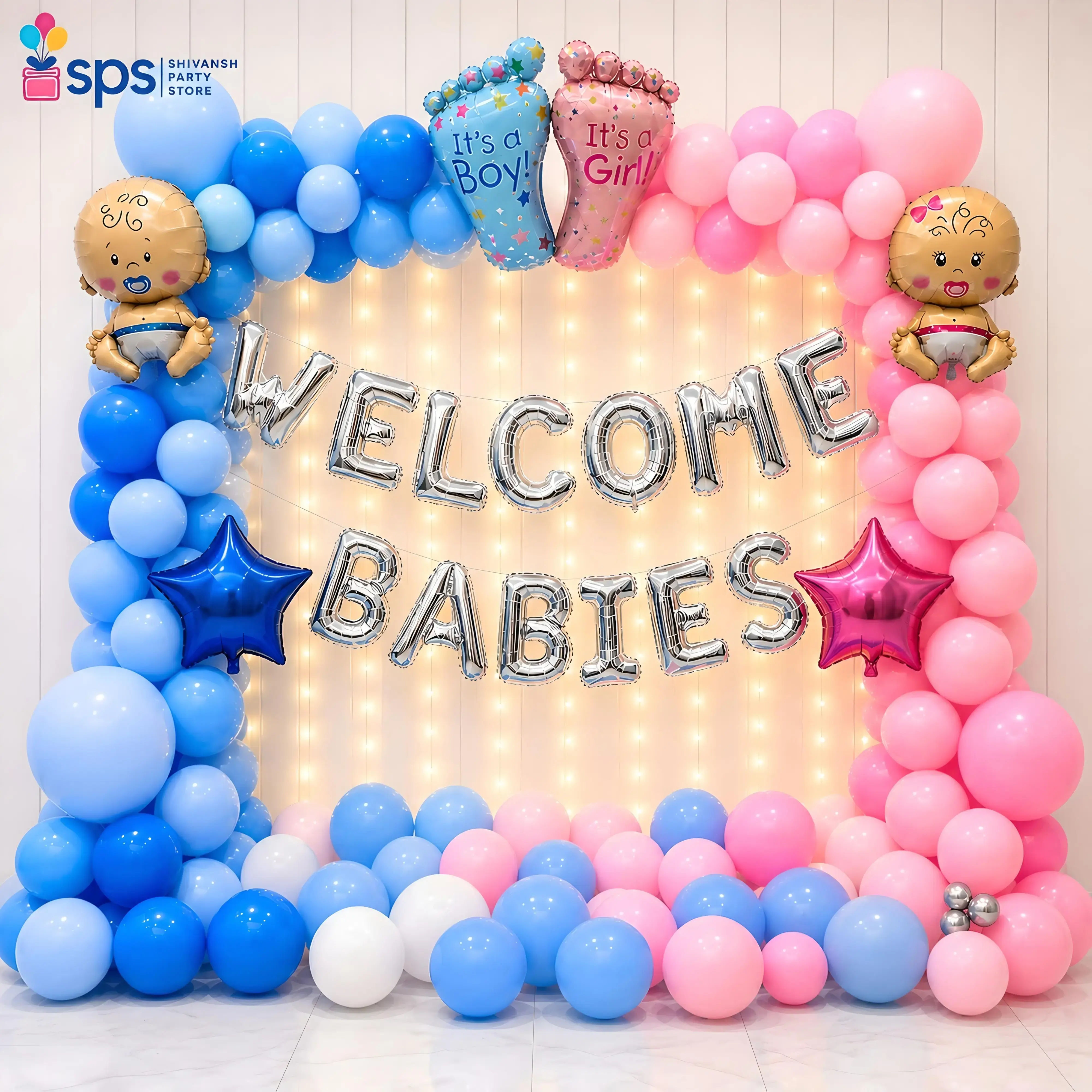 Welcome Twins Baby Decor