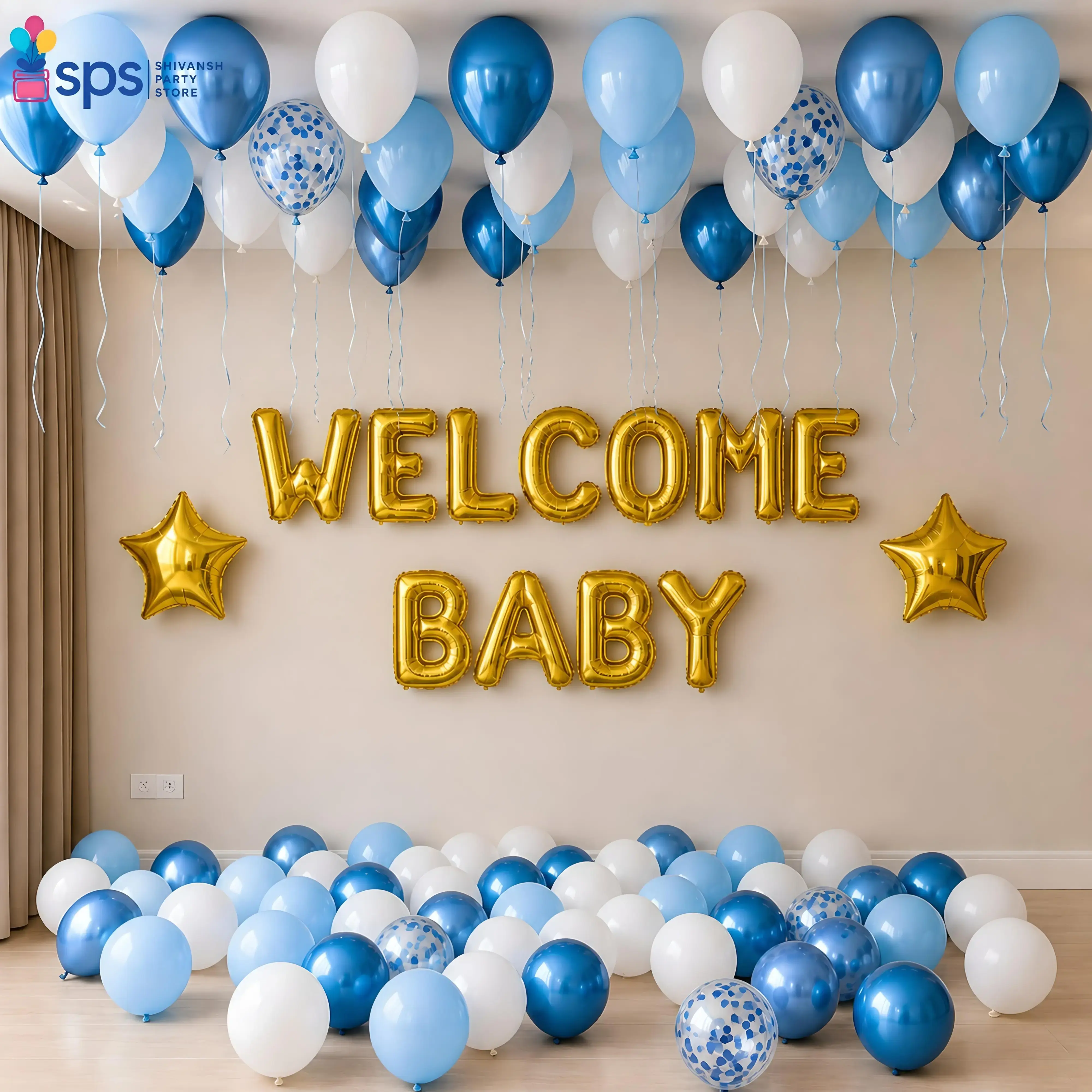 Blissful Decor Baby Boy Theme