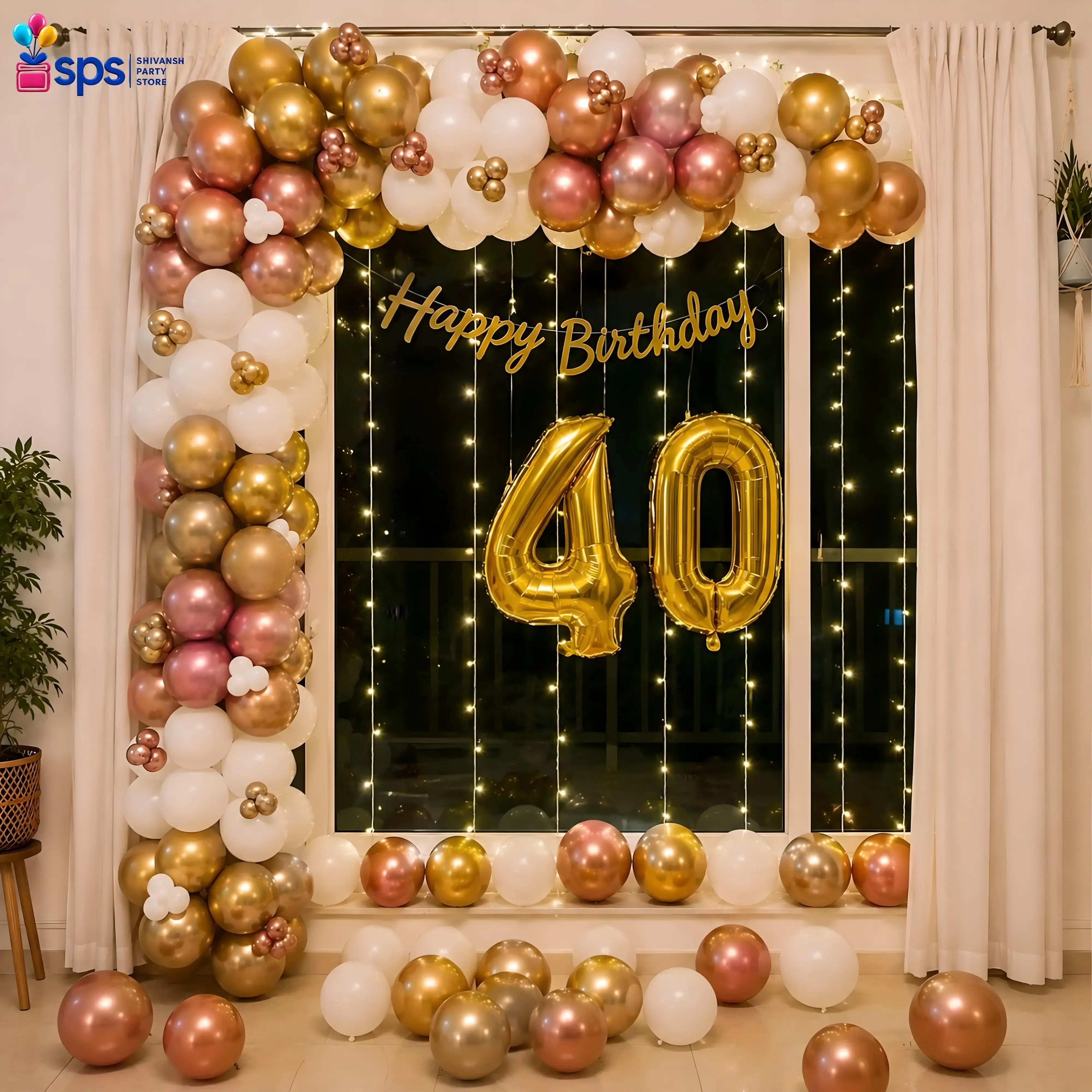 Blazing Birthday Decor