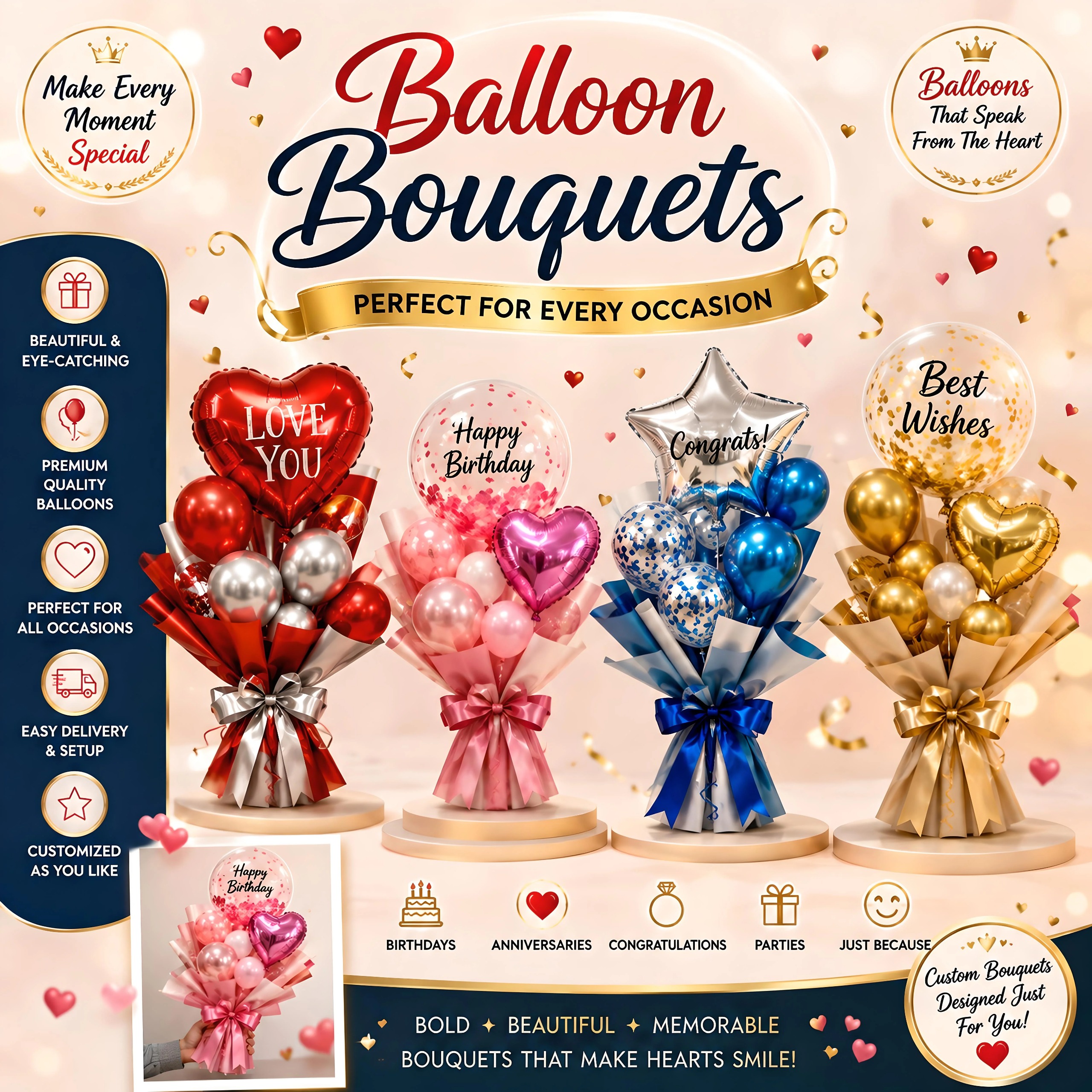 Balloon Bouquets Decoration