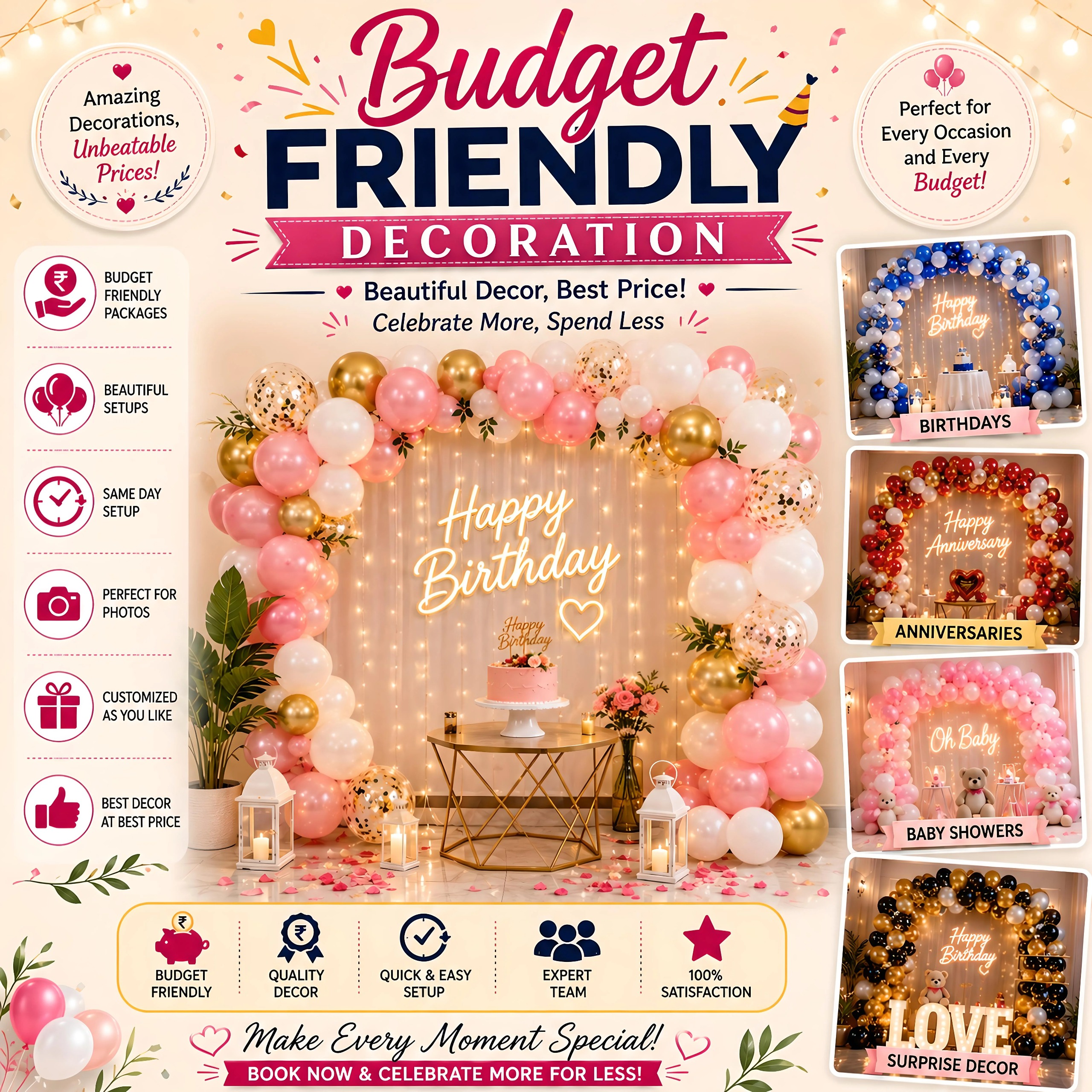 Budget Friendly decoration