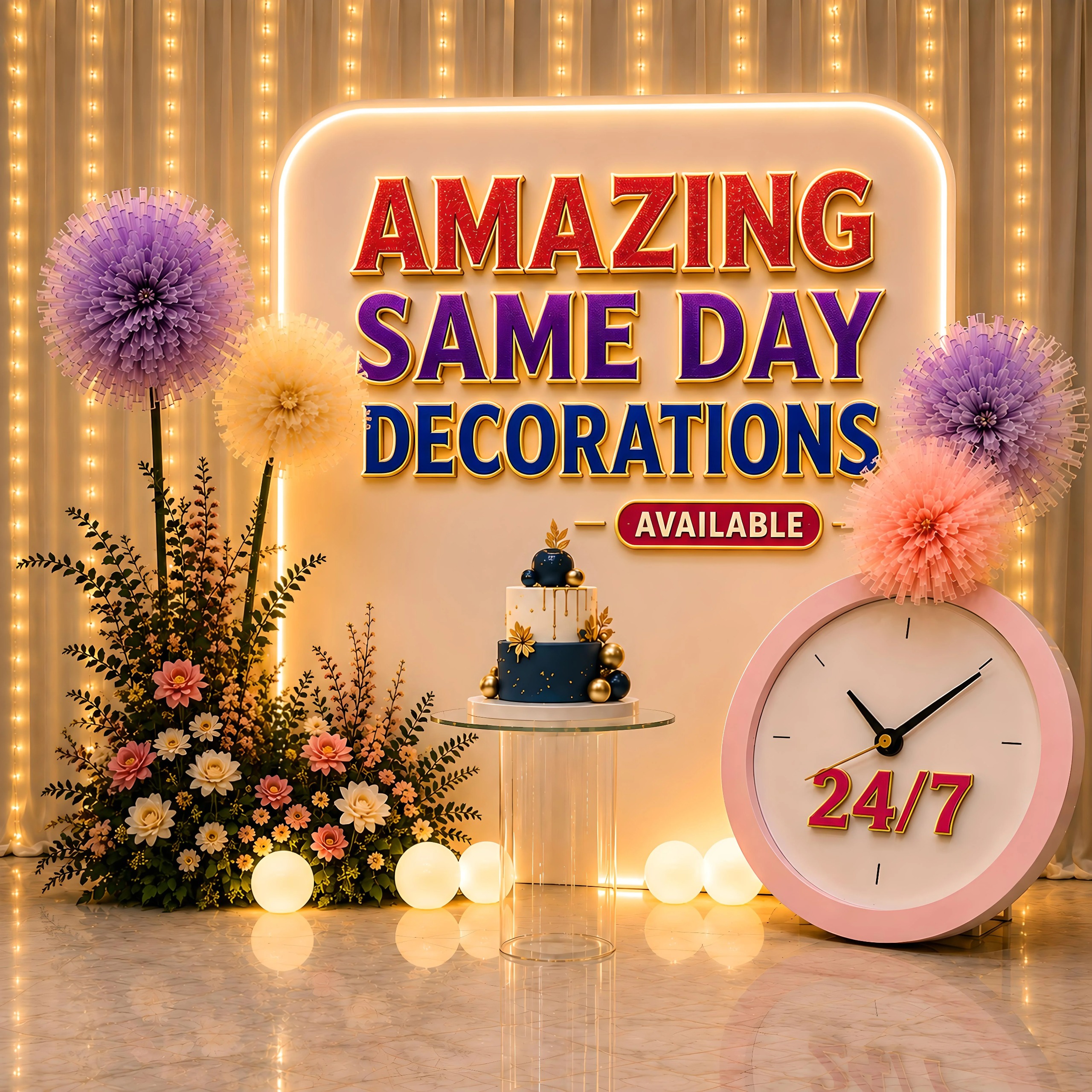 Same Day Decorations