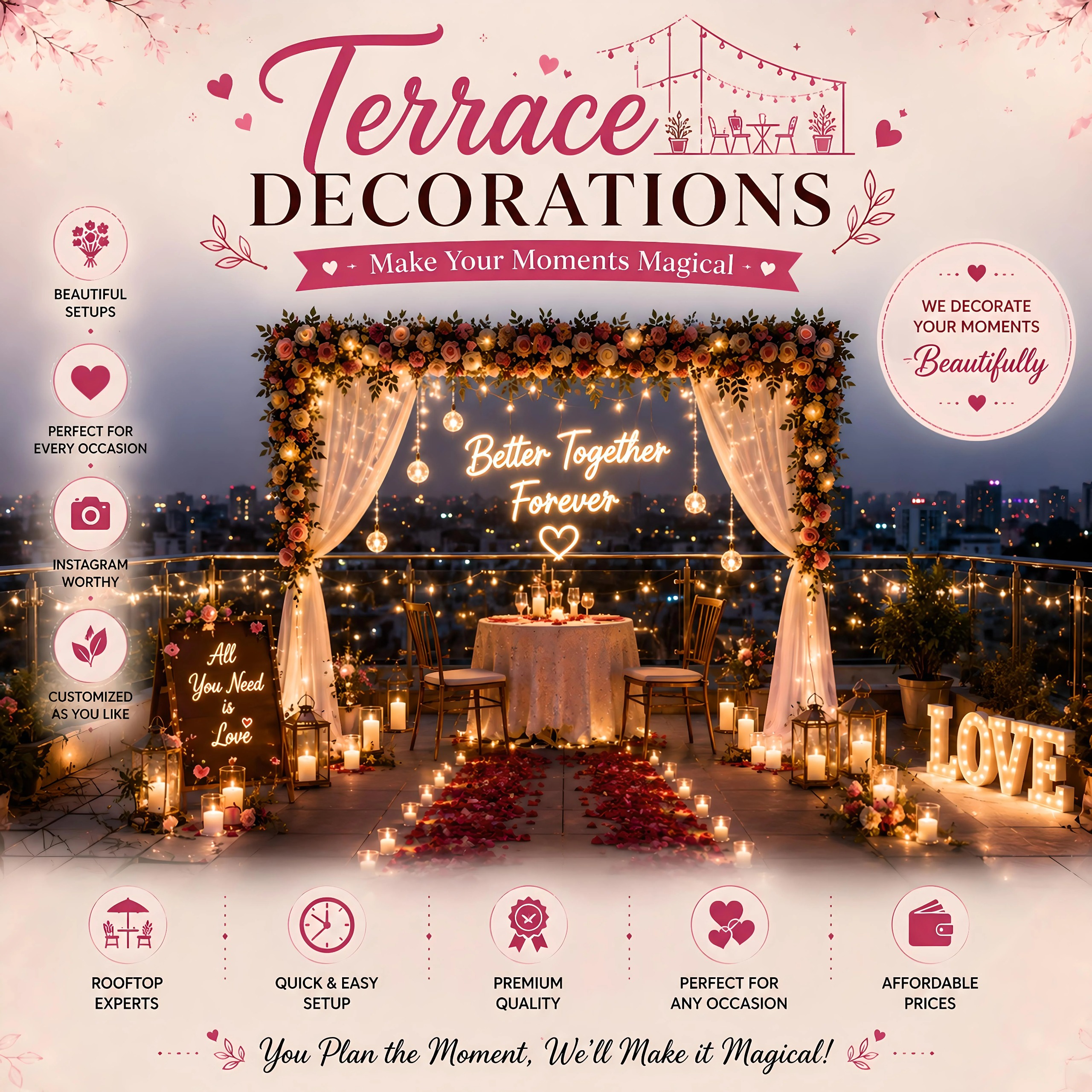 Terrace Decorations